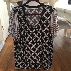 Susan Graver | Size: 2X | Black & White